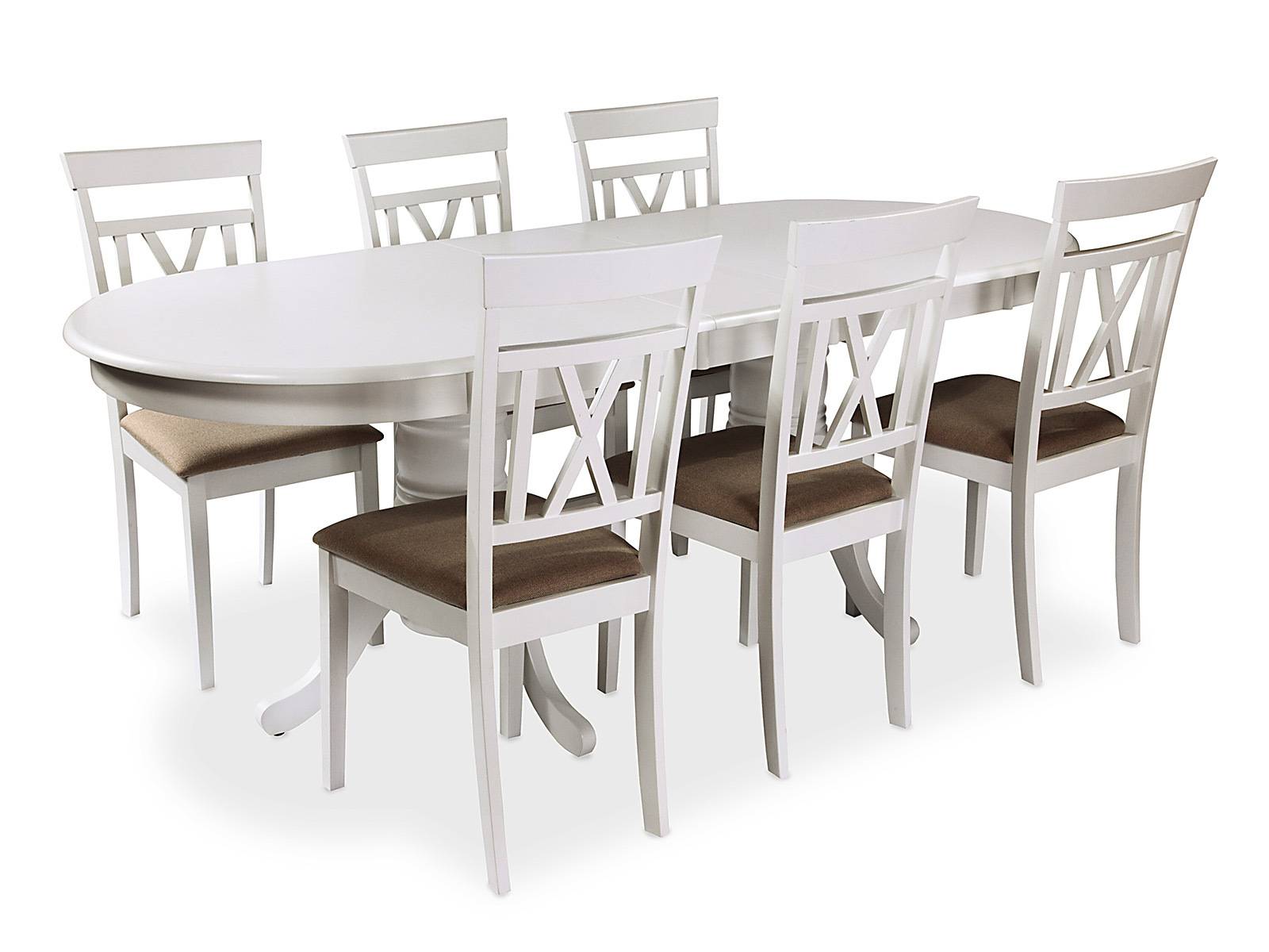 Столовая Детройт комплект: стол обеденный 200х100 + 8 стульев
